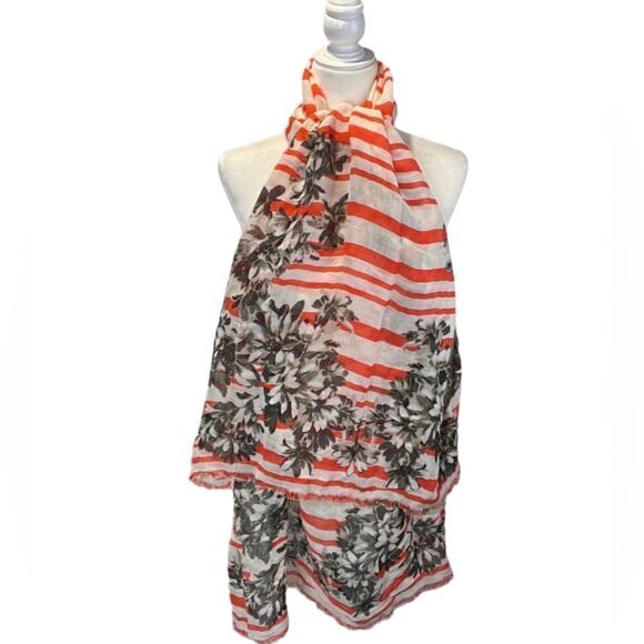 J.Crew Floral Printed Scarf - Picture 1 of 7